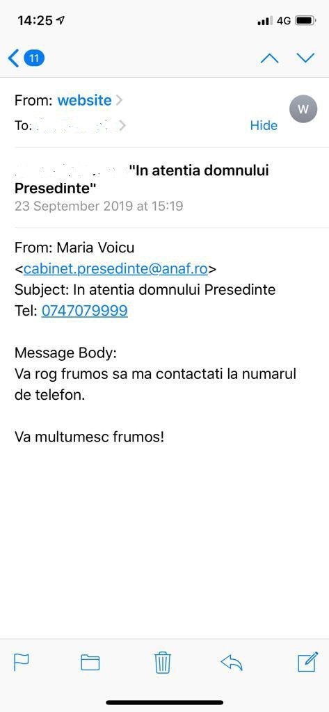e-mail fals