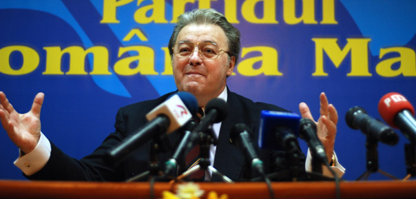 Preşedintele PRM Corneliu Vadim Tudor 