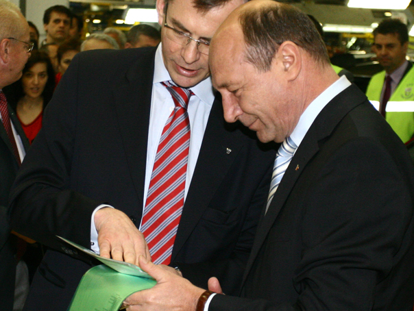 Jerome Olive şi Traian Băsescu