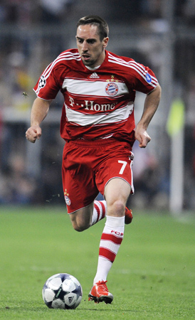 Internaţionalul francez Franck Ribery