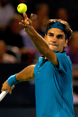Tenismanul elveţian Roger Federer 