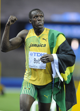 Atletul Usain Bolt 