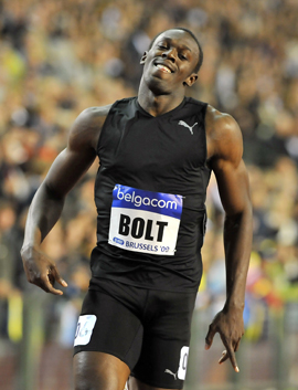 Bolt, învingător la 200 m la Bruxelles 