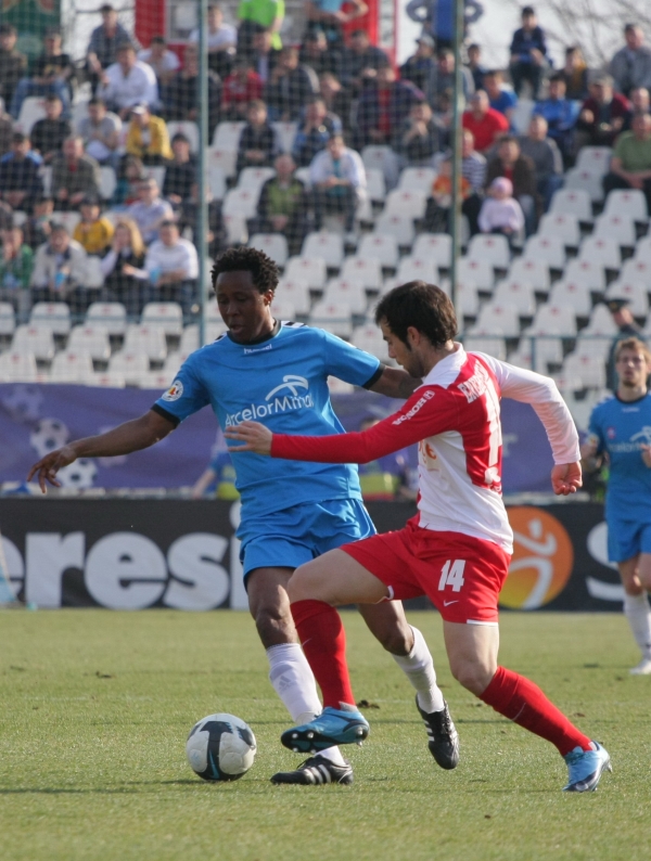 Oţelul Galaţi - Dinamo Bucureşti, scor 2-3, în Liga I