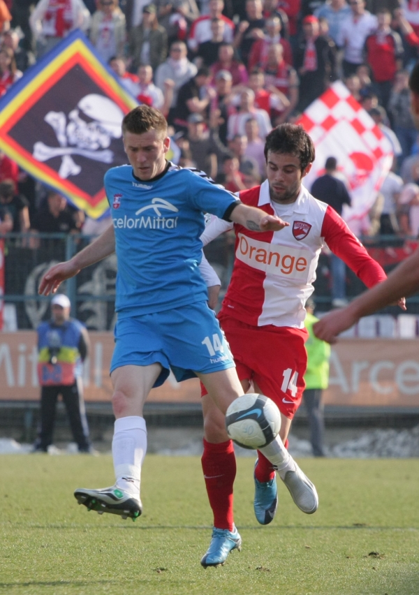 Oţelul Galaţi - Dinamo Bucureşti, scor 2-3, în Liga I