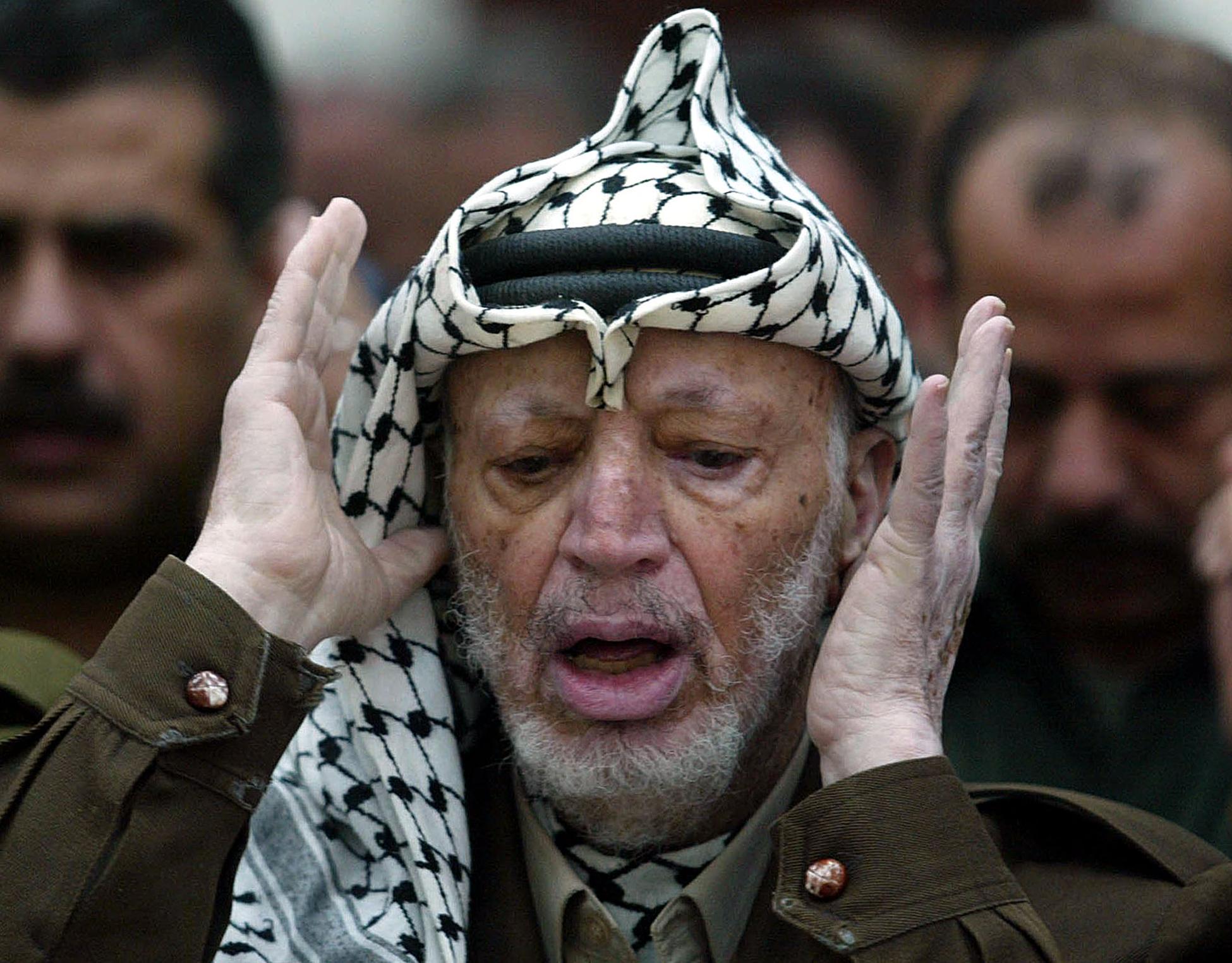 Yasser Arafat, preşedintele Autorităţii Naţionale Palestiniene din 1994 