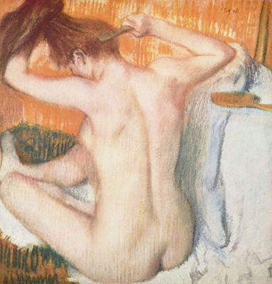 Edgar Degas - Femeie pieptănându-se