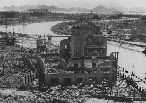 Hiroshima după bombardamentul atomic