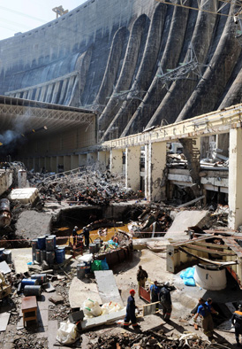 Catastrofă la hidrocentrala din Siberia
