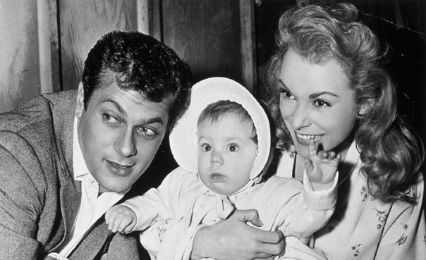 Kelly Lee Curtis şi Tony Curtis