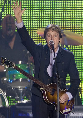 Paul McCartney, fostul membru al trupei Beatles