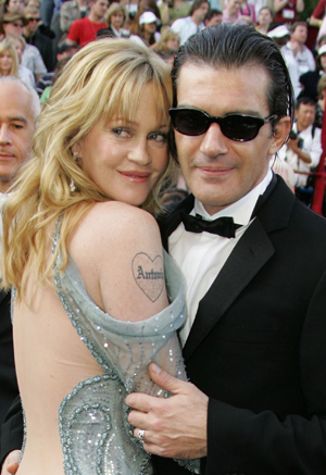 Melanie Griffith şi Antonio Banderas