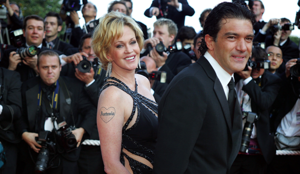 Melanie Griffith şi Antonio Banderas