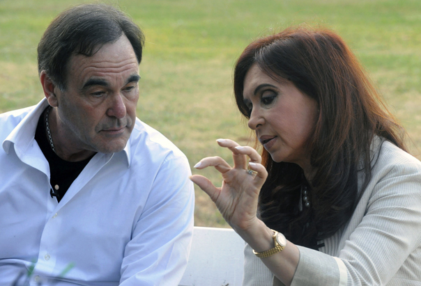 Cristina Kirchner şi Oliver Stone
