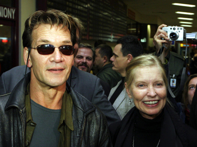 Patrick Swayze alături de soţia sa, Liza Niemi