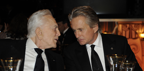 Kirk şi Michael Douglas