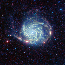 Galaxia Pinwheel, cunoscută şi sub numele de Messier 101